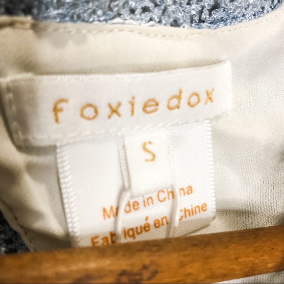 🦋🌙 NWT FOXIEDOX x ANTHROPOLOGIE | Light Blue Lace Jumpsuit - Picture 13 of 13